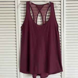 Lululemon Tranquil Tank top Red Grape fits size 10 or 12 rare